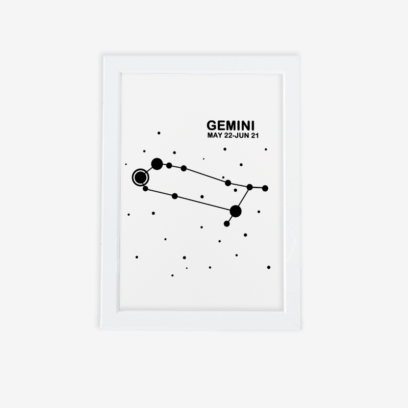 تابلوی مدرن صورت فلکی متولدین خرداد