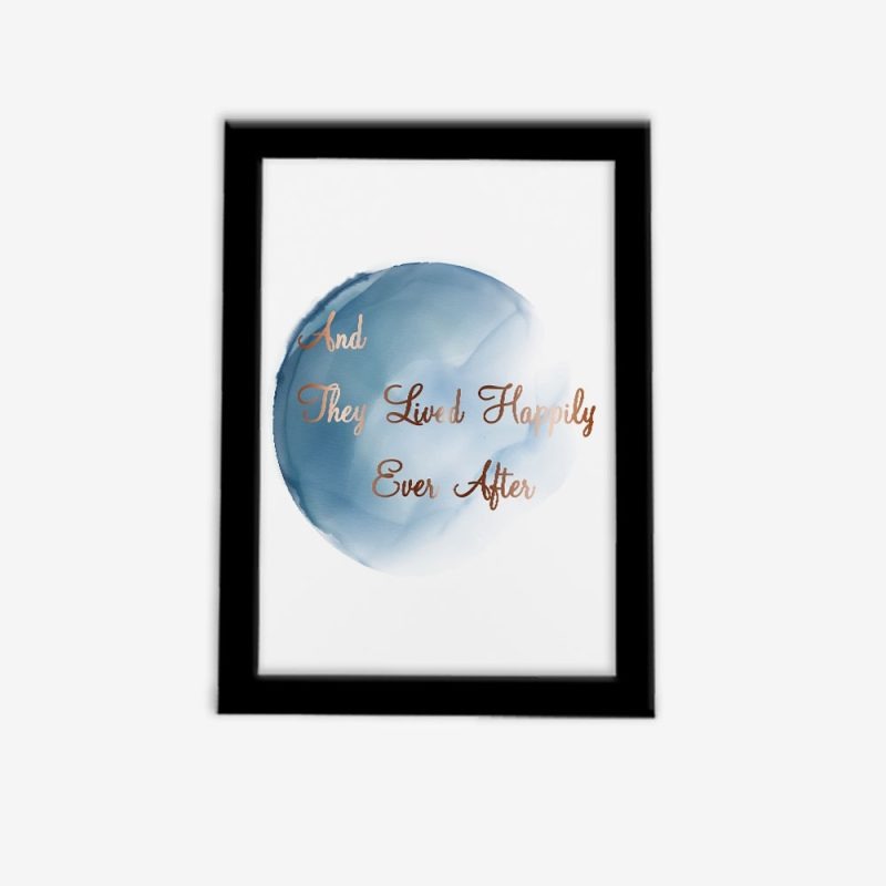 تابلو مدرن طرح آبرنگ زندگی شاد 1