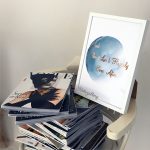 تابلو مدرن طرح آبرنگ زندگی شاد 3