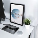 تابلو مدرن طرح آبرنگ زندگی شاد 4