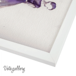 تابلو فانتزی دختر آبرنگی بنفش 3