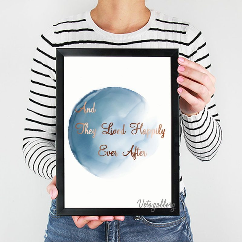 تابلو مدرن طرح آبرنگ زندگی شاد 7