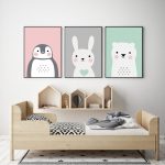 تابلو کودک حیوانات