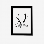 تابلو مدرن طرح شاخ گوزن 1