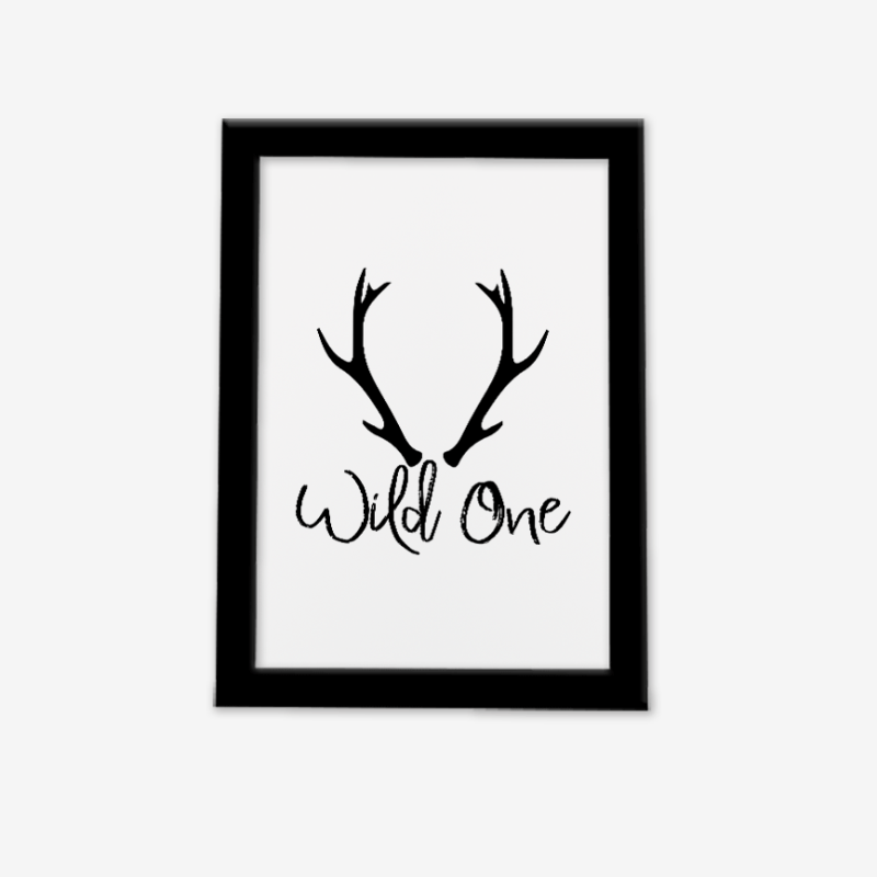 تابلو مدرن طرح شاخ گوزن 1