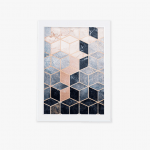 تابلو هندسی رنگی طرح سنگ تصویر اصلی