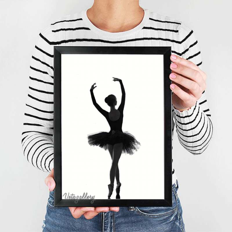 تابلو مدرن رقص باله 3