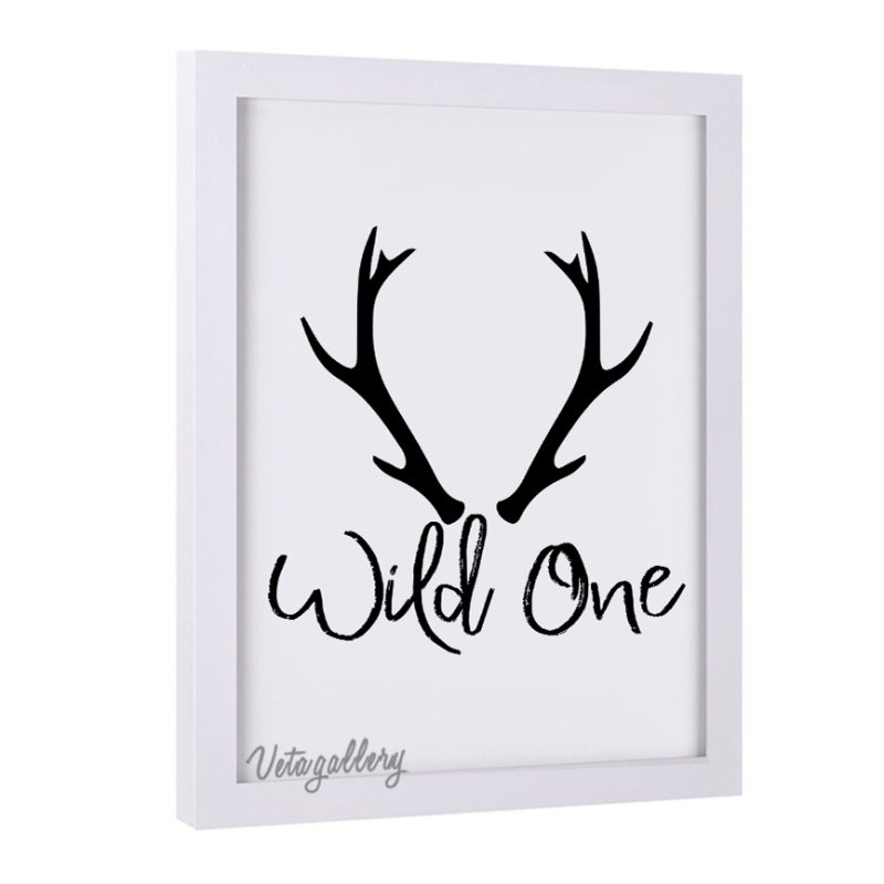 تابلو مدرن طرح شاخ گوزن 3