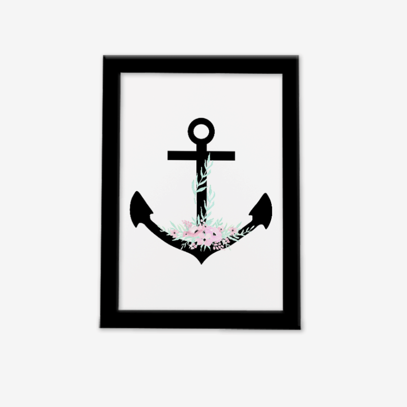 تابلو مدرن فانتزی طرح لنگر تصویر اصلی