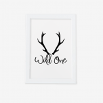 تابلو مدرن طرح شاخ گوزن تصویر اصلی