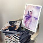 تابلو فانتزی دختر رقصان بنفش 6