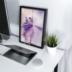 تابلو فانتزی دختر رقصان بنفش 6