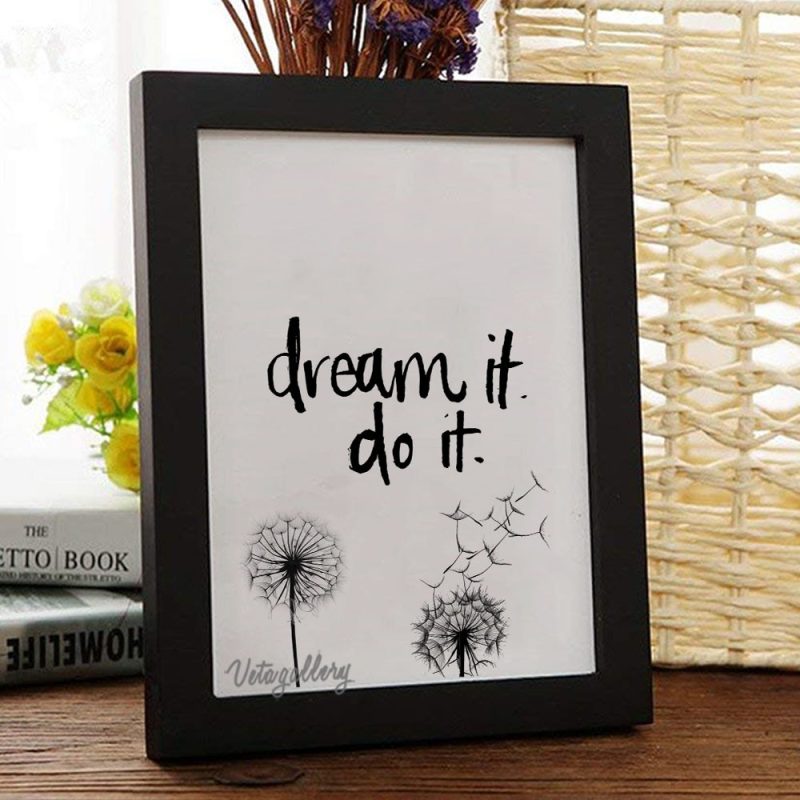 تابلو مدرن قاصدک با تکست انگیزشی