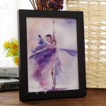 تابلو فانتزی دختر رقصان بنفش 7