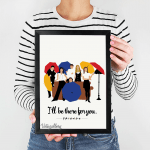 تابلو طرح سریال فرندز 7