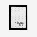 تابلو فانتزی تکست happy تصویر اصلی