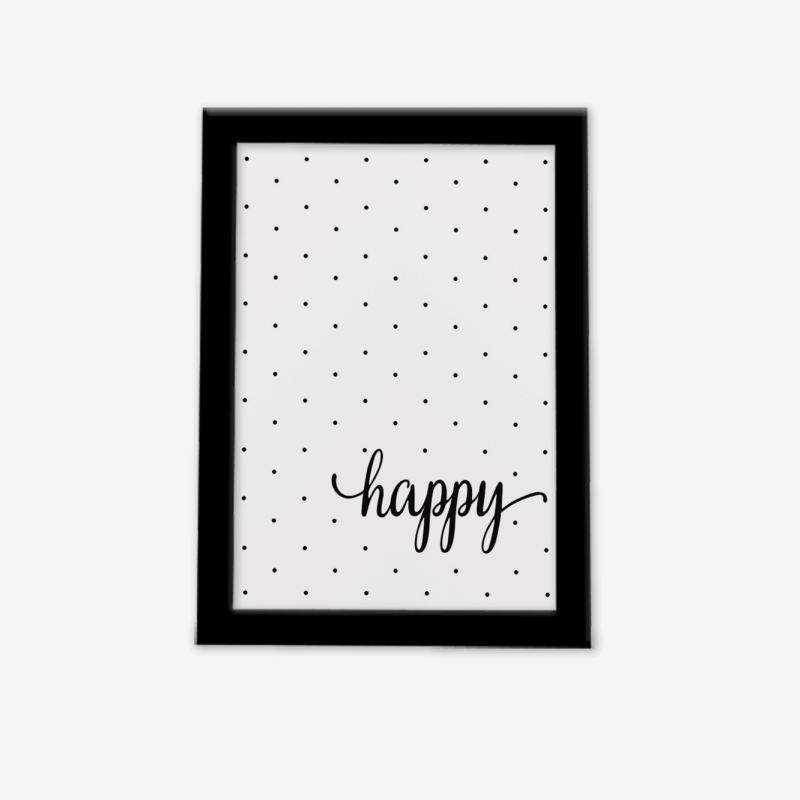 تابلو فانتزی تکست happy تصویر اصلی