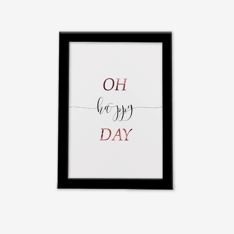 تابلو فانتزی تکست Happy تصویر اصلی