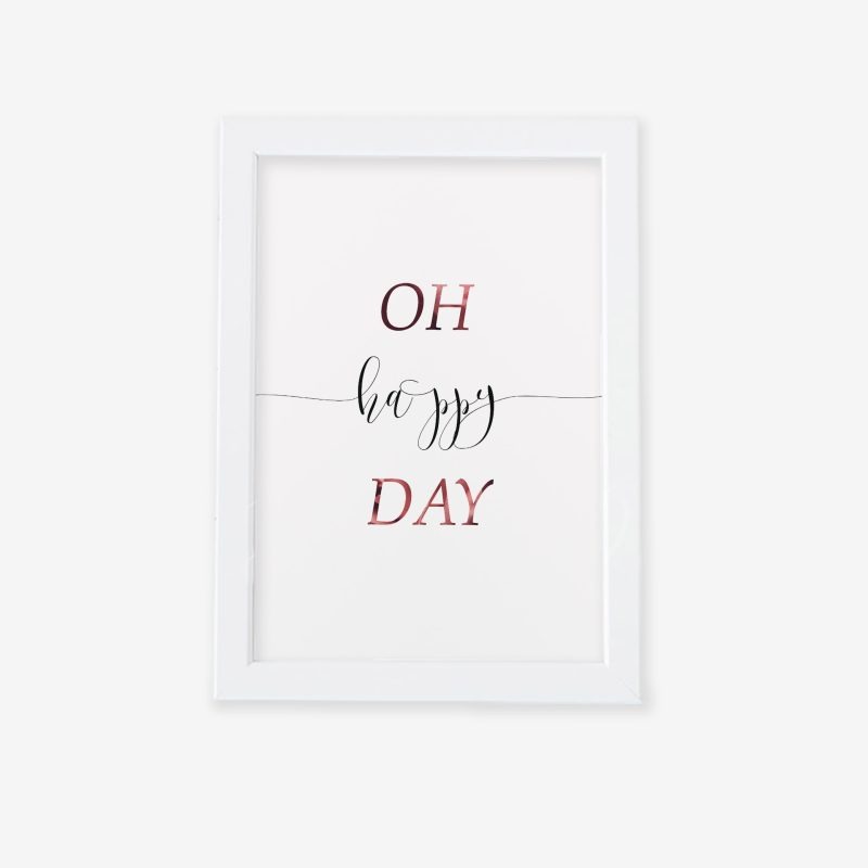 تابلو فانتزی تکست Happy هفتم