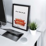 تابلو طرح کاناپه سریال فرندز 5