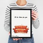 تابلو طرح کاناپه سریال فرندز 8