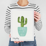 تابلو فانتزی طرح کاکتوس 9