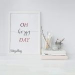 تابلو فانتزی تکست Happy سوم