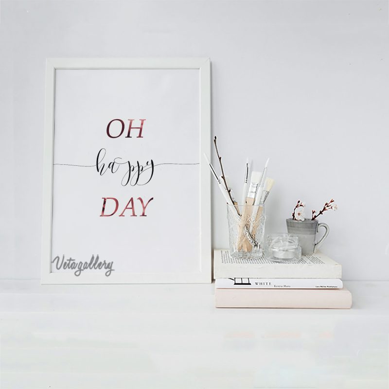 تابلو فانتزی تکست Happy سوم