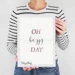 تابلو فانتزی تکست Happy چهارم