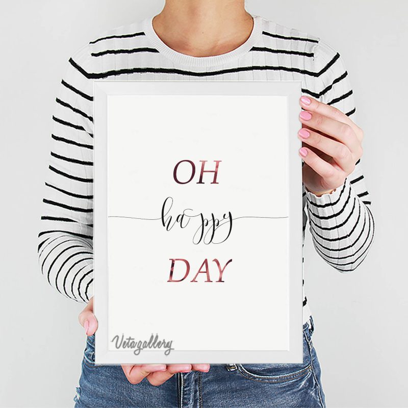 تابلو فانتزی تکست Happy چهارم