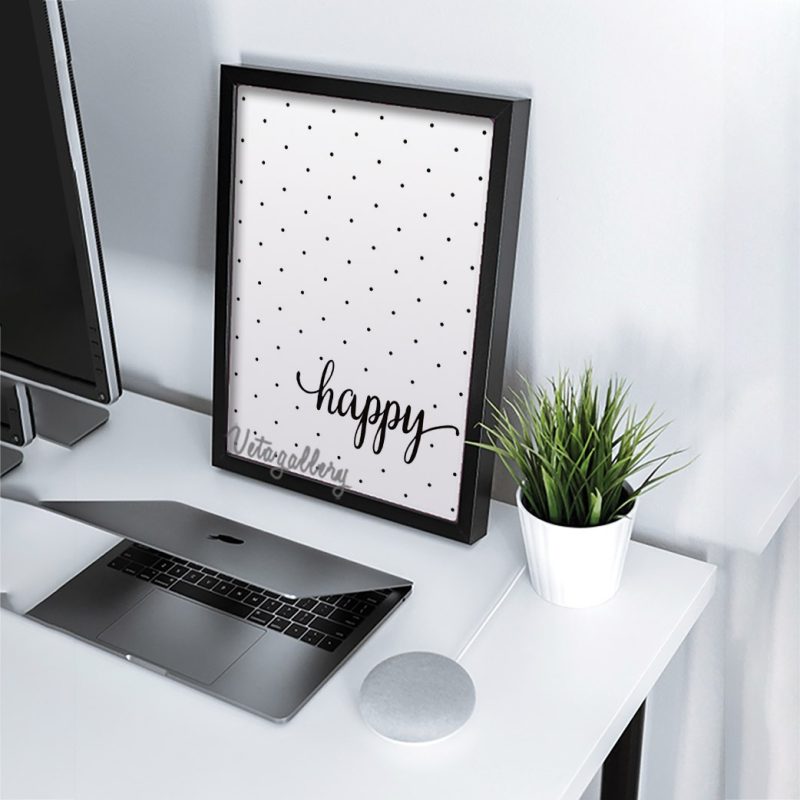 تابلو فانتزی تکست happy 4