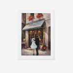 تابلو طرح رنگ روغن تصویر اصلی