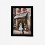 تابلو طرح رنگ روغن 2