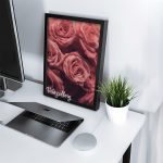 تابلو مدرن گل رز 3