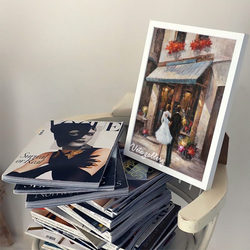 تابلو طرح رنگ روغن 4