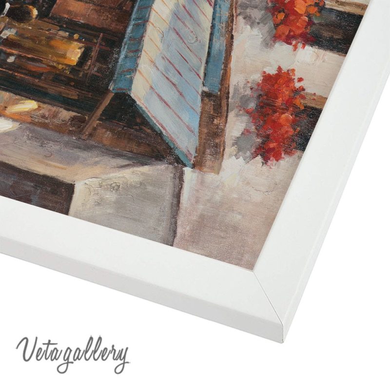 تابلو طرح رنگ روغن 7