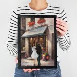 تابلو طرح رنگ روغن 8