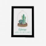 تابلو فانتزی طرح کاکتوس (2)