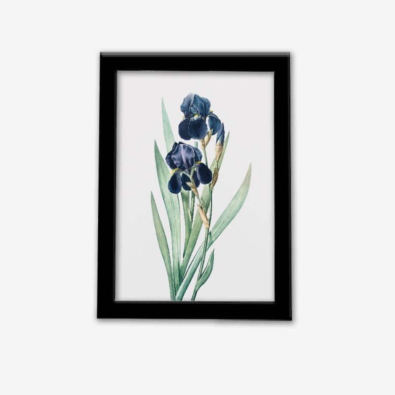 تابلو مدرن گل و برگ 2