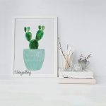 تابلو فانتزی طرح کاکتوس 8