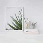 تابلو مدرن برگ سبز (2) 7