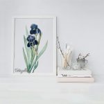 تابلو مدرن گل و برگ 8