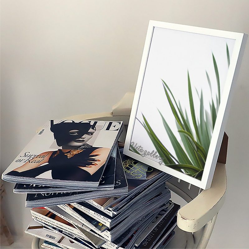 تابلو مدرن برگ سبز (2) 6