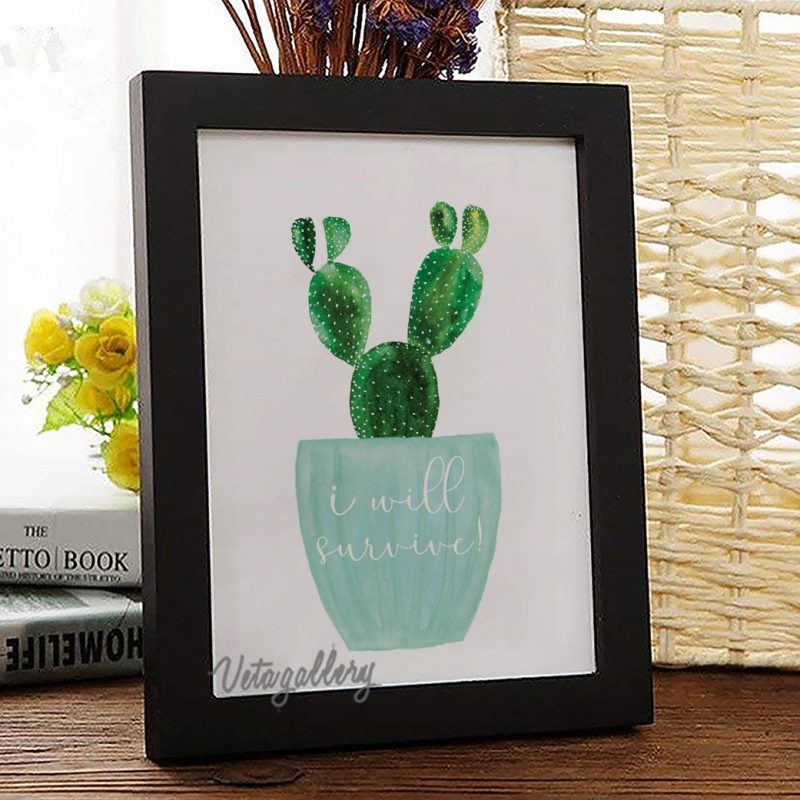 تابلو فانتزی طرح کاکتوس 5