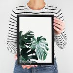 تابلو مدرن برگ انجیری 2