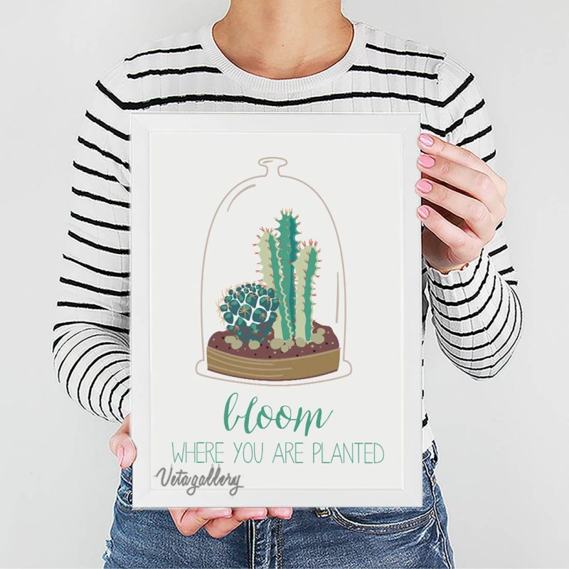 تابلو فانتزی طرح کاکتوس (2)