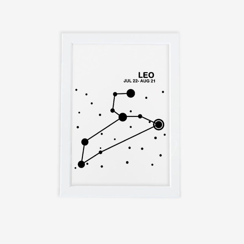 تابلوی مدرن صورت فلکی متولدین مرداد