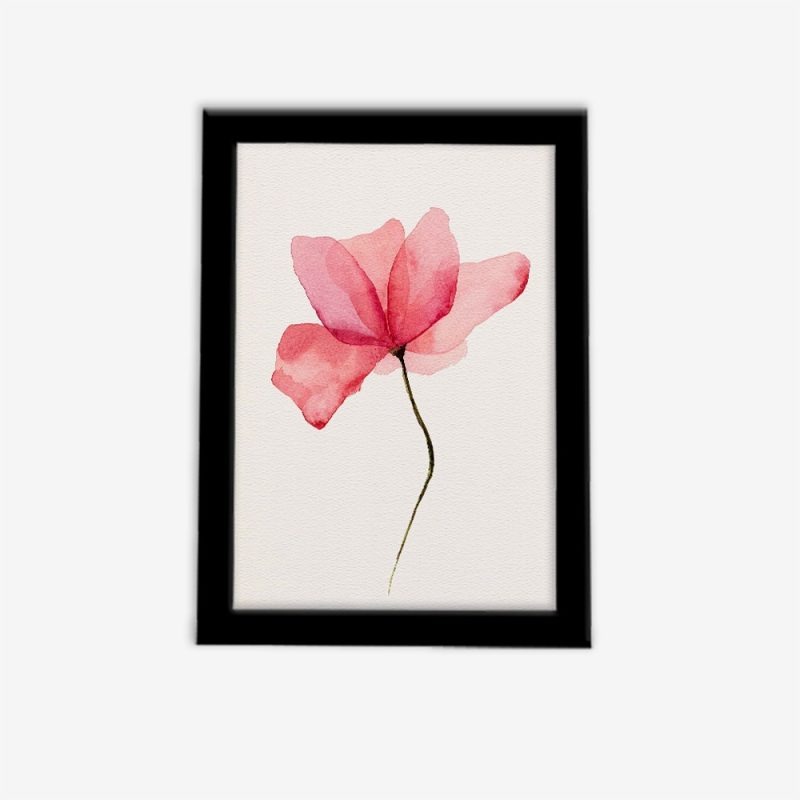 تابلو فانتزی شاخه گل آبرنگی تصویر اصلی