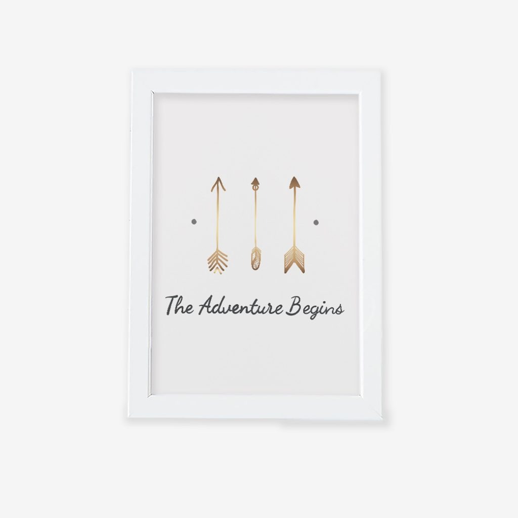 تابلو مدرن تیر طلایی تصویر اصلی