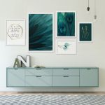 ست تابلو طرح طاووس